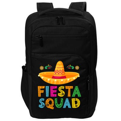 Cinco De Mayo Fiesta Squad Mexican Party Cinco De Mayo Party Impact Tech Backpack