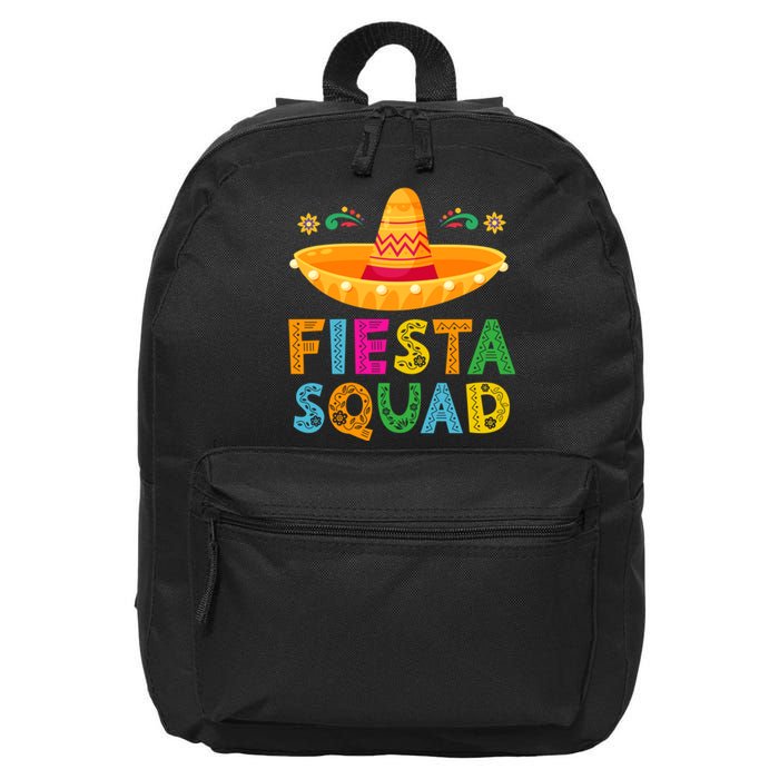 Cinco De Mayo Fiesta Squad Mexican Party Cinco De Mayo Party 16 in Basic Backpack