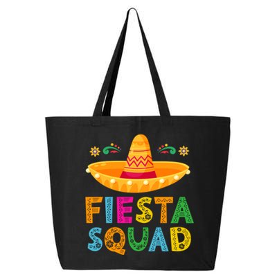 Cinco De Mayo Fiesta Squad Mexican Party Cinco De Mayo Party 25L Jumbo Tote