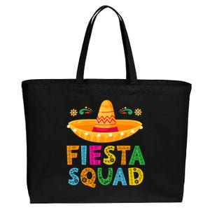 Cinco De Mayo Fiesta Squad Mexican Party Cinco De Mayo Party Cotton Canvas Jumbo Tote