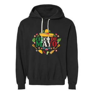 Cinco De Mayo Mexican Fiesta 5 De Mayo Garment-Dyed Fleece Hoodie