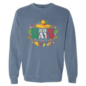 Cinco De Mayo Mexican Fiesta 5 De Mayo Garment-Dyed Sweatshirt