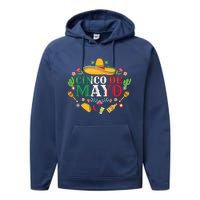 Cinco De Mayo Mexican Fiesta 5 De Mayo Performance Fleece Hoodie