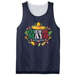 Cinco De Mayo Mexican Fiesta 5 De Mayo Mesh Reversible Basketball Jersey Tank