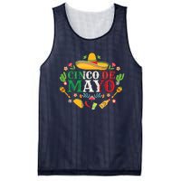 Cinco De Mayo Mexican Fiesta 5 De Mayo Mesh Reversible Basketball Jersey Tank