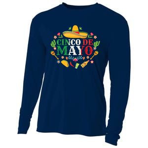 Cinco De Mayo Mexican Fiesta 5 De Mayo Cooling Performance Long Sleeve Crew