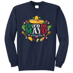 Cinco De Mayo Mexican Fiesta 5 De Mayo Tall Sweatshirt