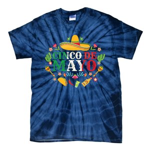 Cinco De Mayo Mexican Fiesta 5 De Mayo Tie-Dye T-Shirt