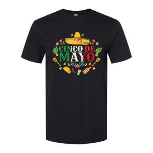 Cinco De Mayo Mexican Fiesta 5 De Mayo Softstyle CVC T-Shirt