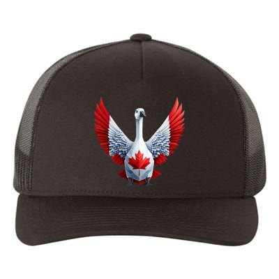 Canada Day Maple Leaf Bird Yupoong Adult 5-Panel Trucker Hat