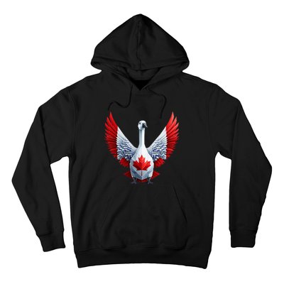 Canada Day Maple Leaf Bird Hoodie