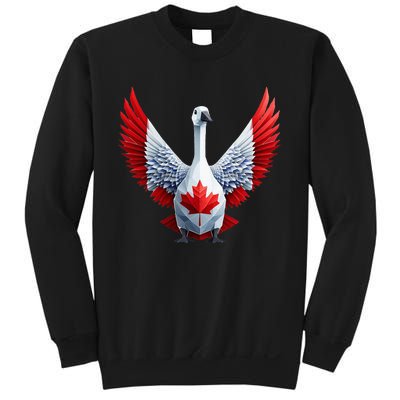 Canada Day Maple Leaf Bird Sweatshirt