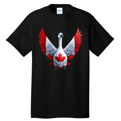 Canada Day Maple Leaf Bird Tall T-Shirt