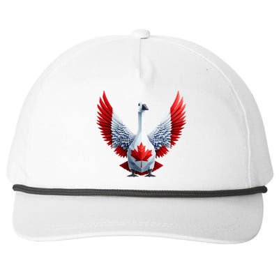 Canada Day Maple Leaf Bird Snapback Five-Panel Rope Hat