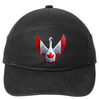 Canada Day Maple Leaf Bird 7-Panel Snapback Hat