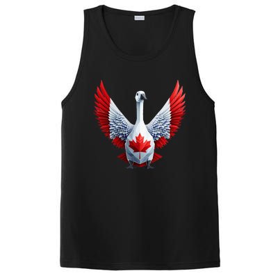 Canada Day Maple Leaf Bird PosiCharge Competitor Tank