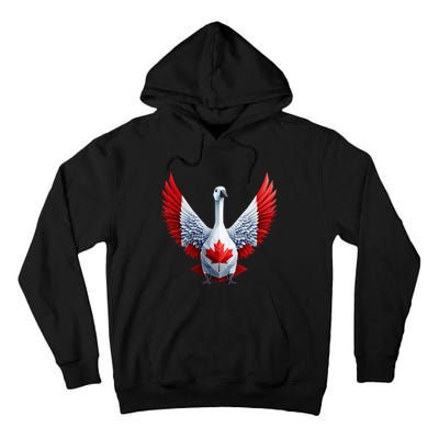 Canada Day Maple Leaf Bird Tall Hoodie