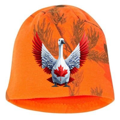 Canada Day Maple Leaf Bird Kati - Camo Knit Beanie