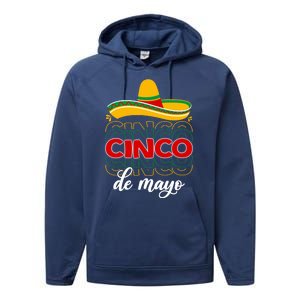 Cinco De Mayo Fiesta Retro Performance Fleece Hoodie