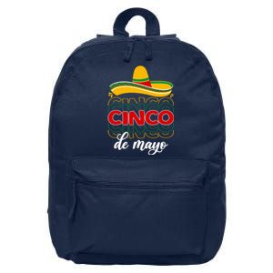 Cinco De Mayo Fiesta Retro 16 in Basic Backpack