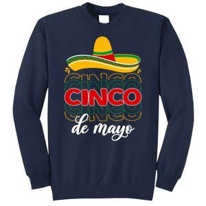 Cinco De Mayo Fiesta Retro Tall Sweatshirt