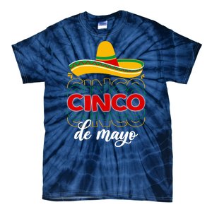 Cinco De Mayo Fiesta Retro Tie-Dye T-Shirt