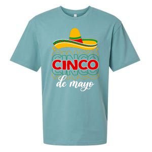 Cinco De Mayo Fiesta Retro Sueded Cloud Jersey T-Shirt