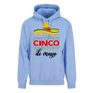 Cinco De Mayo Fiesta Retro Unisex Surf Hoodie