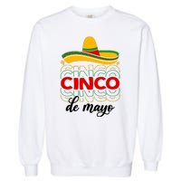 Cinco De Mayo Fiesta Retro Garment-Dyed Sweatshirt