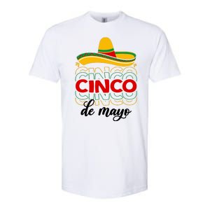 Cinco De Mayo Fiesta Retro Softstyle CVC T-Shirt