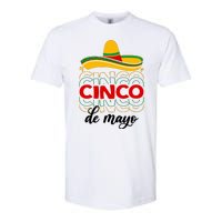 Cinco De Mayo Fiesta Retro Softstyle CVC T-Shirt