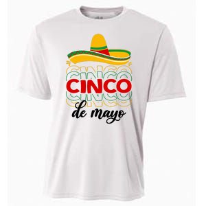 Cinco De Mayo Fiesta Retro Cooling Performance Crew T-Shirt