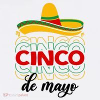 Cinco De Mayo Fiesta Retro T-Shirt