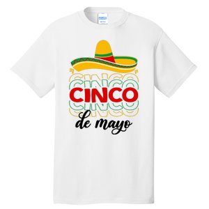 Cinco De Mayo Fiesta Retro Tall T-Shirt