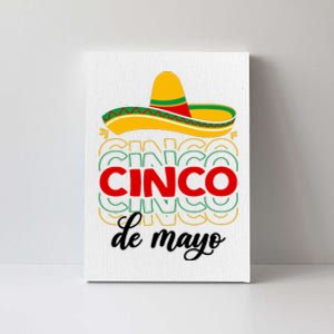 Cinco De Mayo Fiesta Retro Canvas