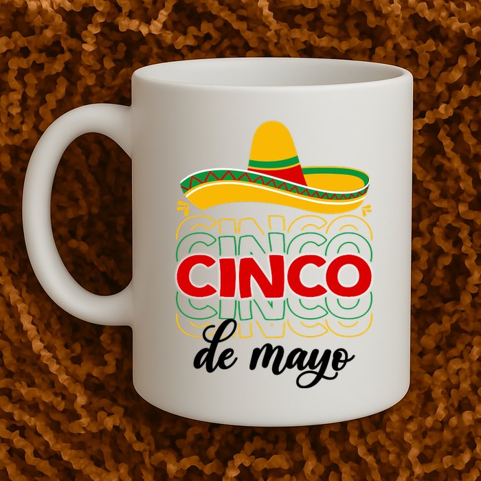 Cinco De Mayo Fiesta Retro Mug
