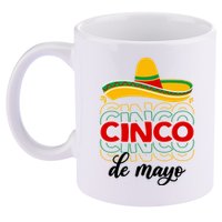 Cinco De Mayo Fiesta Retro 11oz C Handle Ceramic Mug