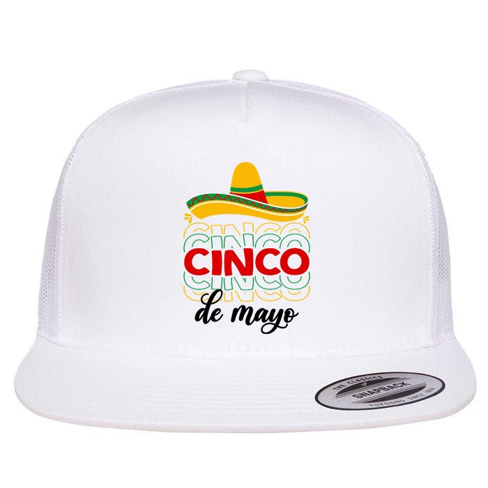 Cinco De Mayo Fiesta Retro Flatbill Hat