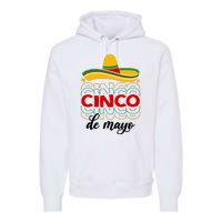 Cinco De Mayo Fiesta Retro Premium Hoodie