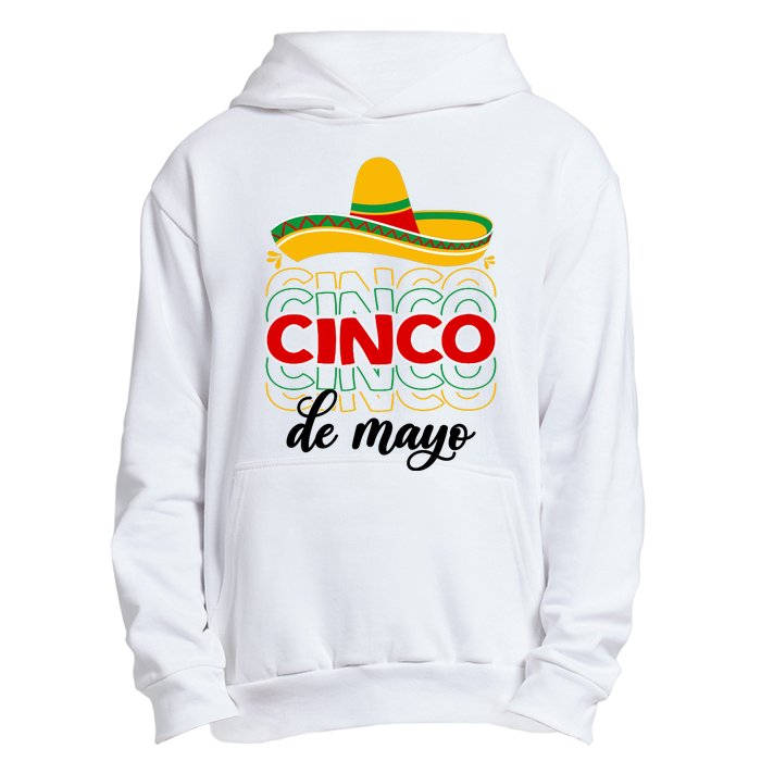 Cinco De Mayo Fiesta Retro Urban Pullover Hoodie