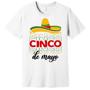 Cinco De Mayo Fiesta Retro Premium T-Shirt