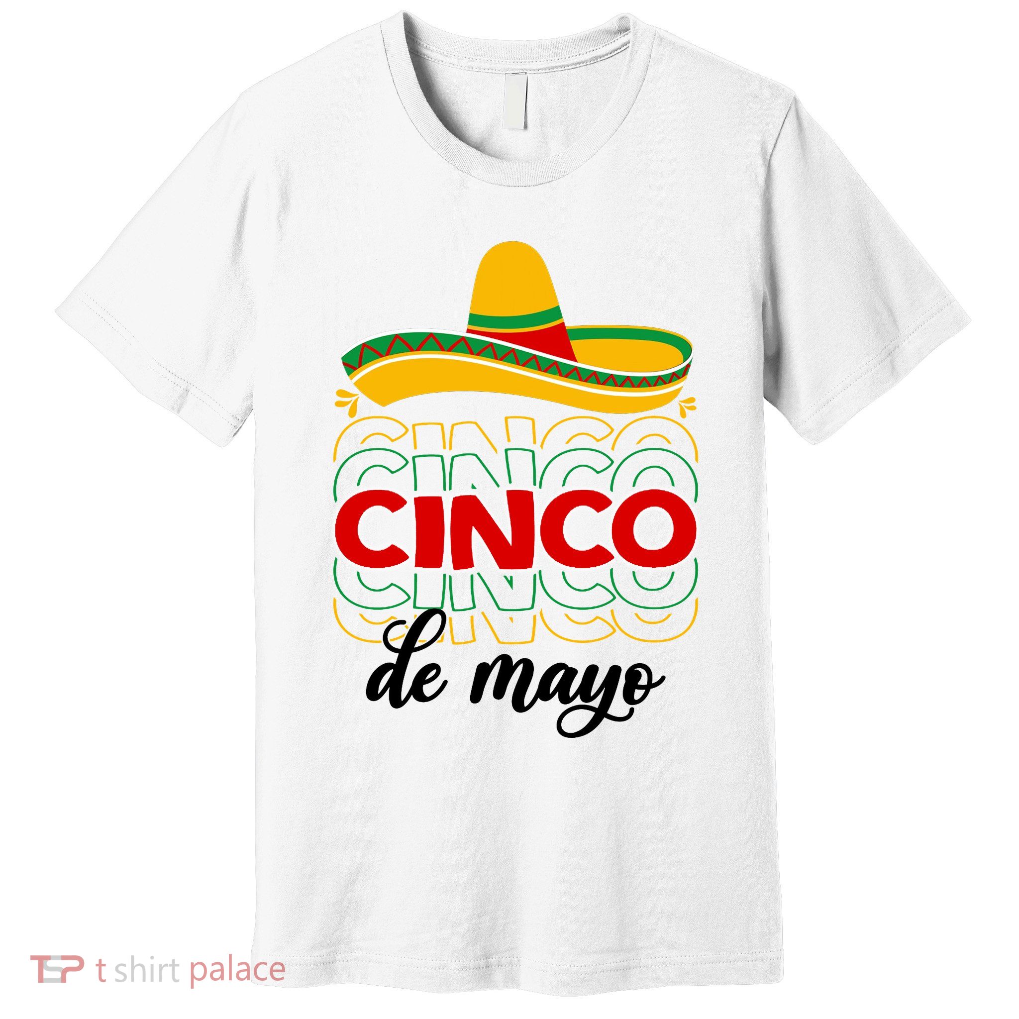 Cinco De Mayo Fiesta Retro Premium T-Shirt