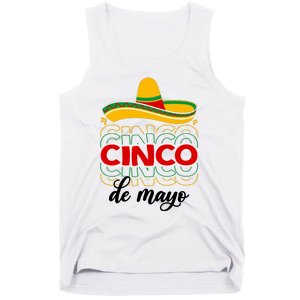 Cinco De Mayo Fiesta Retro Tank Top