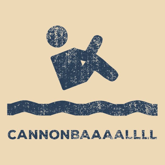 Cannonball Dive Mens Womens Kids Zip Tote Bag