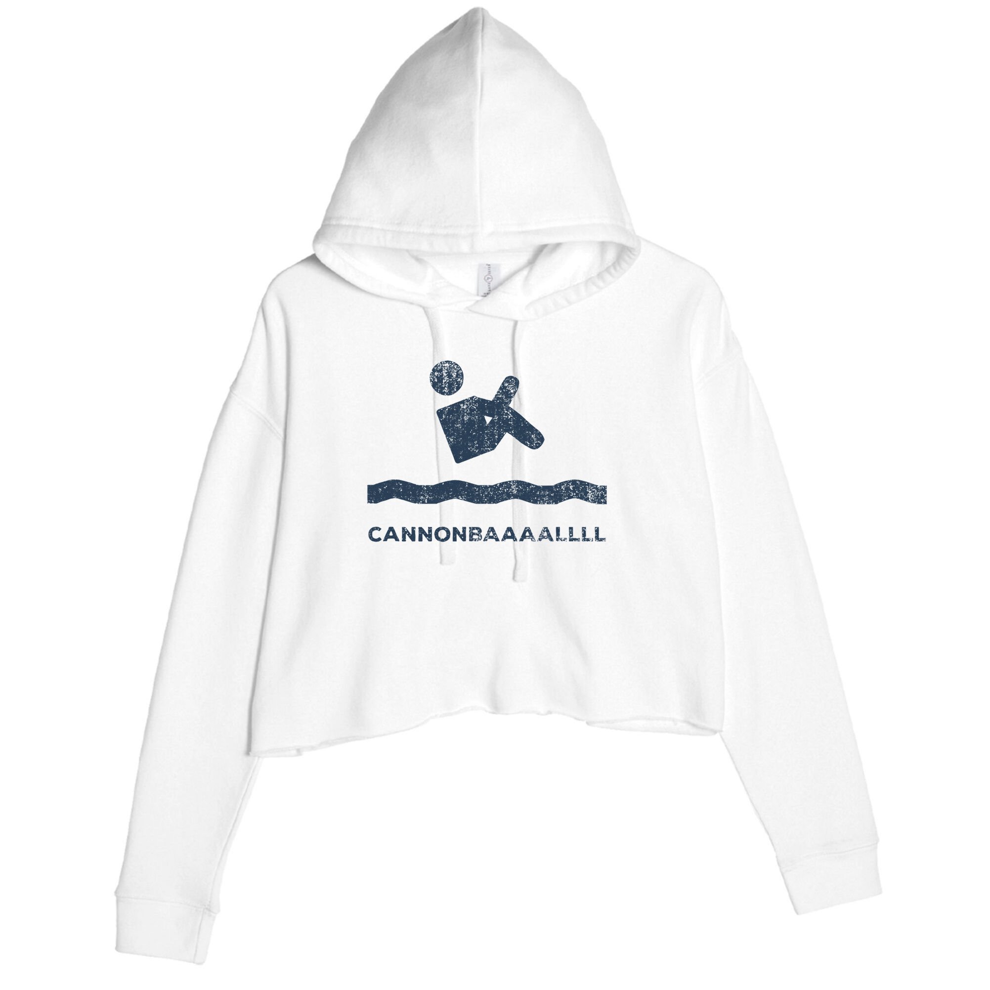 Cannonball Dive Mens Womens Kids Crop Fleece Hoodie