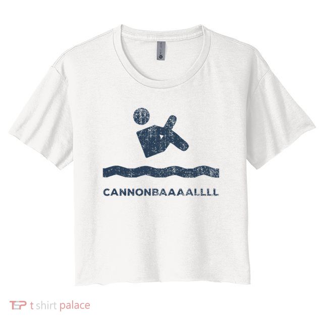 Cannonball Dive Mens Womens Kids Crop Top