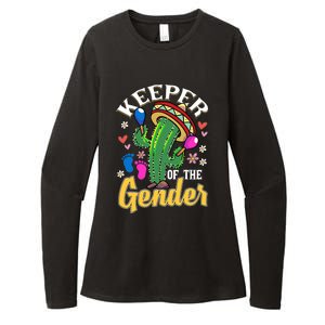 Cinco De Mayo Baby Shower Gender Reveal Keeper Of The Gender Womens CVC Long Sleeve Shirt