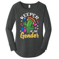 Cinco De Mayo Baby Shower Gender Reveal Keeper Of The Gender Women's Perfect Tri Tunic Long Sleeve Shirt