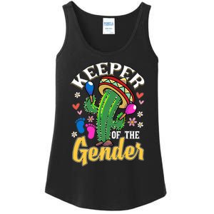 Cinco De Mayo Baby Shower Gender Reveal Keeper Of The Gender Ladies Essential Tank