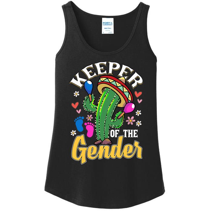 Cinco De Mayo Baby Shower Gender Reveal Keeper Of The Gender Ladies Essential Tank